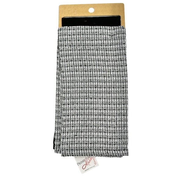 Primitives by Kathy 2 Dish Towels 20x28 Black Always Take the Scenic Route NWT - Picture 3 of 6